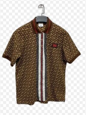 Size S BRAND NEW Burberry London England Brown Button-Up Shirt – Authentic